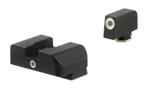 Ameriglo 100818 AmeriGlo GL5101 i-Dot Night Sight 3-Dot Green Tritium with White Outline Front,