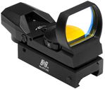 Ncstar / Vism 10139 NcStar D4B Reflex Optic  Black Anodized 1x24x34mm 3 MOA Illuminated Red Multi Re