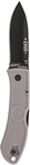 Kabar 101698 Ka-Bar 4062GY Dozier Hunter 3" Drop Point Plain AUS 8A Steel Zytel Gray Handle F