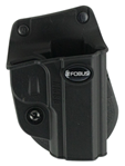 102037 Fobus KMSG Evolution Belt Paddle Kimber Micro 9 Polymer Black