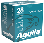 Aguila Ammuniti 102132 Aguila 1CHB2879 Hunting High Velocity 28 Gauge 2.75" 3/4 oz 9 Shot 25 Bx/ 10