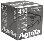 Aguila Ammuniti 102136 Aguila 1C4100BA Hunting 410 Gauge 2.5" Buckshot 1/2 oz 00 Buck 25 Bx/ 20 Cs