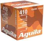 Aguila Ammuniti 102137 Aguila 1CHB4126 Hunting High Velocity 410 Gauge 3" 11/16 oz 6 Shot 25 Bx/ 20
