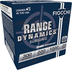 Fiocchi Ammunit 102219 Fiocchi 300BLKMB Extrema  300 Blackout 220 gr Sierra MatchKing Hollow Point Boat