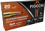 Fiocchi Ammunit 102222 Fiocchi 308SCA Hyperformance  308 Win 150 gr Swift Scirocco II Boat-Tail Spitzer