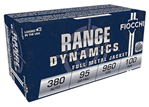 Fiocchi Ammunit 102226 Fiocchi 380ARD10 Range Dynamics  380 ACP 95 gr Full Metal Jacket (FMJ) 100 Bx/ 1
