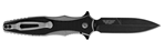 102393 Kershaw 1559 Decimus  3.25" Folding Spear Point Plain Blackwash 8Cr13MoV SS Blad
