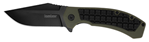 102399 Kershaw 8760 Faultline  3" Folding Drop Point Plain Black Oxide 8Cr13MoV SS Blad