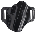 102522 Galco CM228B Combat Master Belt Holster Open Top Pancake Style made of Leather w