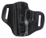 102523 Galco CM440B Combat Master Belt Holster Open Top Pancake Style made of Leather w