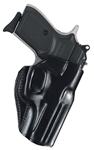 102593 Galco SG664B Stinger Belt Holster Open Top Style made of Leather with Black Fini