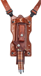 102594 Galco SHU Shuka Knife Holder Over The Shoulder Tan Leather
