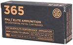 102770 Sig Sauer E9MMB136550 Elite Ball  9mm Luger 115 gr Full Metal Jacket (FMJ) 50 Bx