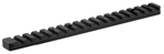 Talley Manufact 102804 Talley POM252714 Picatinny Base with 20MOA 1-Piece For Tikka Rifle Black Matte F