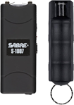 Security Equip 103037 Sabre S7BHCBK Multi-Range Protection Pack Black Plastic 2.76 uC Pain Rating Incl