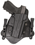 Comp-tac Victor 103547 Comp-Tac  MTAC Premier Black Kydex Holster w/Leather Backing IWB fits Glock 26-2