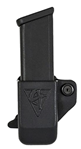 Comp-tac Victor 103573 Comp-Tac C62112000LBKN Single Mag Pouch OWB Style made of Kydex with Black Finis
