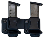 Comp-tac Victor 103590 Comp-Tac C62304000LBKN Twin Mag Pouch Double Style made of Kydex with Black Fini