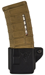 Comp-tac Victor 103598 Comp-Tac C39250000LBKN AR Mag Pouch OWB Single Style made of Kydex with Black Fi