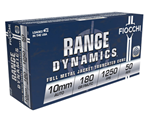 Fiocchi Ammunit 104016 Fiocchi 10AP Range Dynamics  10mm Auto 180 gr Full Metal Jacket Truncated-Cone (