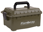 Flambeau Outdoo 104697 Flambeau 7415SB Shotshell Ammo Can 12/20 Gauge 9.625" L x 7.5" W x 4.25" D 4 Box