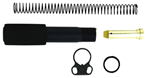 Tacfire 104756 TacFire MAR049B Buffer Tube Kit Mil-Spec AR-15 Black Aluminum AR-Pistol Platform
