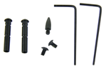 Tacfire 104764 TacFire MAR108 Anti-Walk Pin Set  Black Steel AR-15