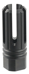 Tacfire 104773 TacFire MZ10053BN 6 Prong Flash Hider Black Nitride Steel with 5/8"-24 tpi Threa
