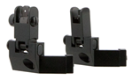 Tacfire 104786 TacFire IS003 45 Degree Sight Set Flip Up Black Anodized for AR-Platform