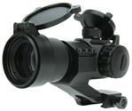 Tacfire 104792 TacFire RD004 Tactical w/Mount Black Anodized 1x30mm 30mm Tube Dual (Red/Green)