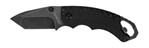 104858 Kershaw 8750TBLKBW Shuffle II 2.60" Folding American Tanto Plain Black Oxide 8Cr