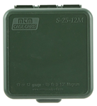 Mtm Molded Prod 105523 MTM Case-Gard S25-12M-11 Dual Gauge Shotshell Case Multi-Gauge Shotgun Forest Gr