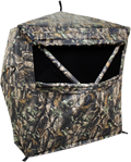 Gsm Outdoors 105698 HME GRDBLND2 2-Person Ground Blind Camo 62" x 62" x 66"