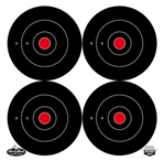 105787 Birchwood Casey 35570 Dirty Bird  6" Bullseye Tagboard Hanging Black/White 100 P
