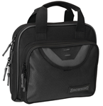 106205 Browning 12902099 Crossfire Double Pistol Case made of 600D Polyester with Black