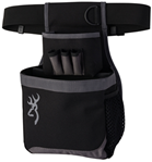 106215 Browning 121062692 Flash Shell Pouch 1 box Black/Gray Nylon Adjustable