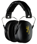 106231 Browning 12699 HDR Hearing Protector 37 dB Over the Head Black Foam Ear Cups wit