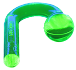 Pro-shot Produc 106369 Pro-Shot XLBLGREEN UV Bore Light  30 Cal and Up Universal Firearm Fiber Optic