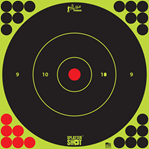 Pro-shot Produc 106380 Pro-Shot 12BGREEN5PK SplatterShot  Hanging Paper Black/Red 12" Bullseye Includes