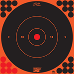 Pro-shot Produc 106381 Pro-Shot 12BORNGE5PK SplatterShot  Self-Adhesive Paper Black/Orange 12" Bullseye