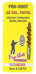 Pro-shot Produc 106384 Pro-Shot 22PTO Tornado Bore Brush 22 Cal Pistol Firearm 8-32" Thread Brass Bronz