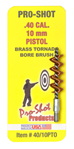 Pro-shot Produc 106386 Pro-Shot 40/10PTO Tornado Bore Brush 10mm/40 Cal Pistol Firearm 8-32" Thread  Br