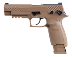 106511 Sig Sauer Airguns AIRM17177 P320-M17 Air Pistol CO2 177 Pellet 20rd Coyote Frame