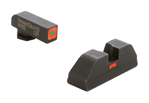 Ameriglo 106852 AmeriGlo GL616 CAP Night Sight Fits Glock Tritium Green w/Orange Outline Front P
