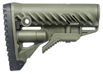 Fab Defense (us 107035 FAB Defense FX-GLR16G GLR-16 Buttstock OD Green Synthetic for AR-15, M16