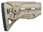 Fab Defense (us 107038 FAB Defense FXGLSHOCKCP GL-Shock CP Buttstock with Adjustable Cheekrest & Anti-R