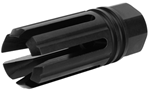 Tacfire 107395 TacFire MZ1005N 6 Prong Flash Hider Black Nitride Steel with 1/2"-28 tpi Threads