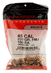Winchester Ammu 107570 Winchester Ammo WBR45230 Centerfire Handgun  .45 Cal 230 gr Full Metal Jacket Tr