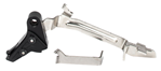 Zev Technologie 107823 ZEV FFTPROBARSMBB Pro Trigger BAR Kit Flat with Black Safety for Most Glock Gen1