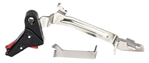 Zev Technologie 107824 ZEV FFTPROBARSMBR Pro Trigger BAR Kit Flat with Red Safety for Most Glock Gen1-4